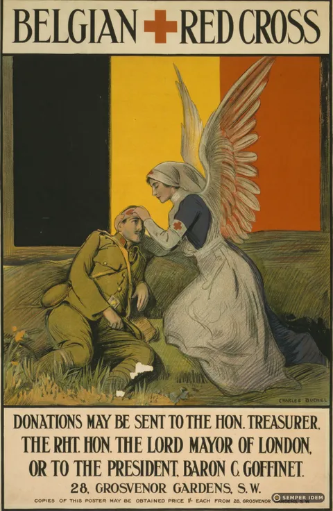 Плакат: «Belgian Red Cross»